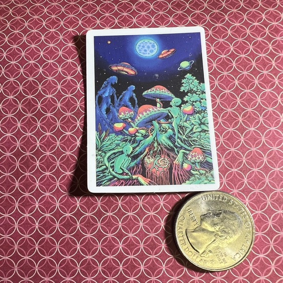 TRUTH Alien ET EBE Traveler Star Person Space People Single Decor Sticker - Picture 2 of 3